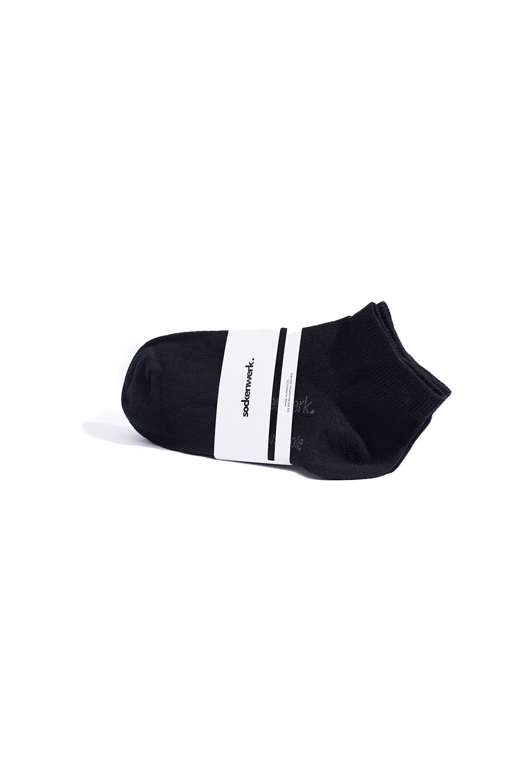Nachhaltige hautfreundliche Sneaker Socken aus Bio-Baumwolle (Schwarz & Weiß) – Atmungsaktive, rutschfeste bequeme Kurzsocken aus Portugal, ideal für Sport &amp; Alltag.
sockenwerk. Socken hergestellt in Portugal